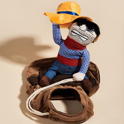 Cowboy Reiter Kostüm für Hunde & Katzen 🤠 | Lustiges Outfit für Halloween & Partys