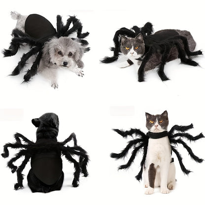 Halloween Spinnen-Kostüm für Katzen & Hunde 🕷️ | Lustiges Outfit für kleine & mittlere Vierbeiner