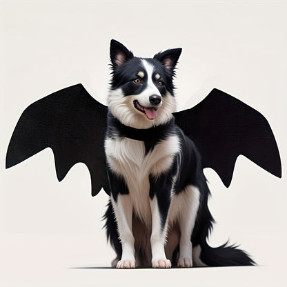 Halloween Fledermaus-Kostüm für Hunde & Katzen 🦇 | Verstellbare Flügel für schaurig-süßen Look