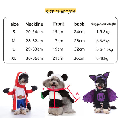 Halloween Hundekostüme für kleine Hunde 🐶